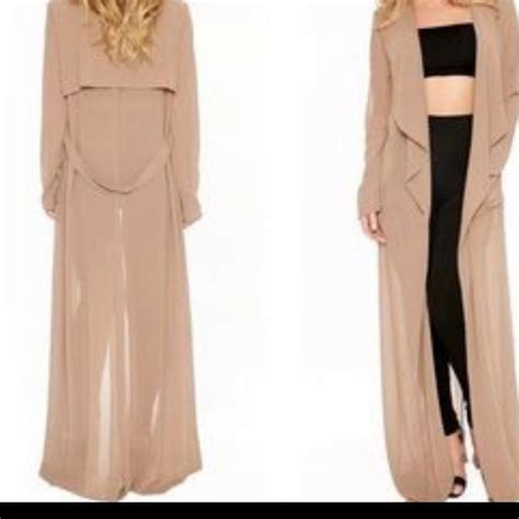 nude duster|Womens Sheer Duster